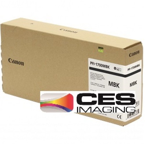 PFI-1700MBK Canon Pigment Matte Black Ink Tank - 700ml-0774C001AA